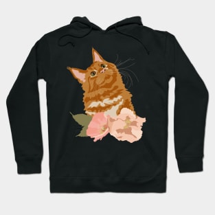 Ginger Orange Cat Hoodie